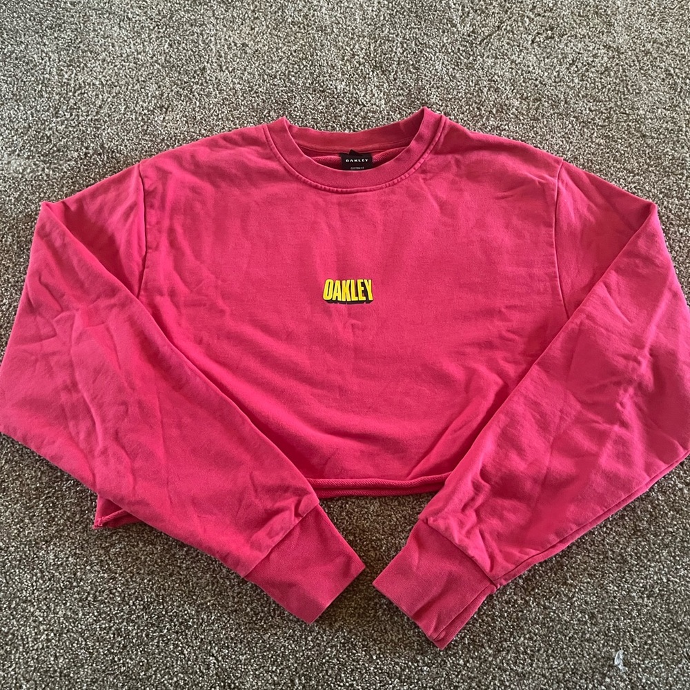 Cropped Pink Crewneck
